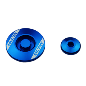 Engine Plug Blue, Anodized 