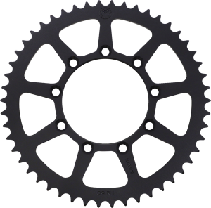 MOOSE RACING Rear Aluminum Sprocket Black, Powder-coated 