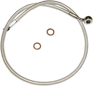 Alternate Length Designer Series Abs-specific Front Brake Line Kit Chrome, Sterling Chromite® Ii