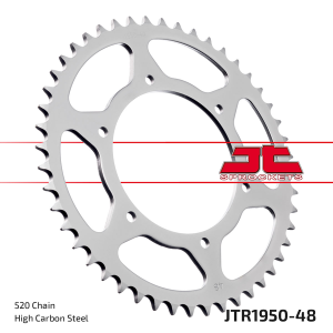 JT SPROCKETS Rear Sprocket Natural 