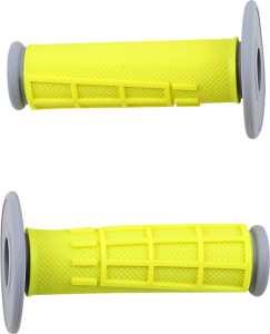 MOOSE RACING Comp Diamond Half Waffle Grips Yellow 