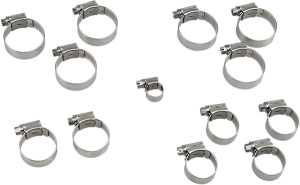 Radiator Clamp Kit Silver