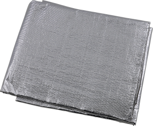 MOOSE RACING Heat Shield Sheet Silver, Aluminum 