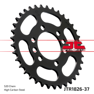 JT SPROCKETS Rear Sprocket Black 