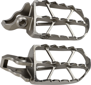 MOOSE RACING Nd Series Footpegs Silver 