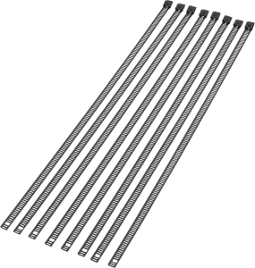 MOOSE RACING Ladder-style Cable Tie Black, Powder-coated 