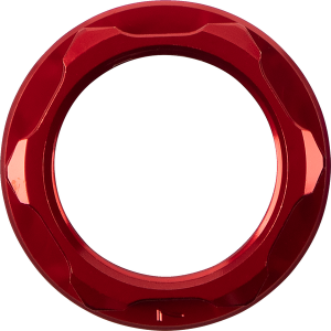 MOOSE RACING Steering Stem Nut Red 