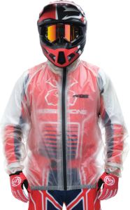 MOOSE RACING Clear Rain Jacket Clear 