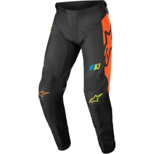 Pantaloni Alpinestars Racer Tech Compass Black/Fluo Yellow/Coral