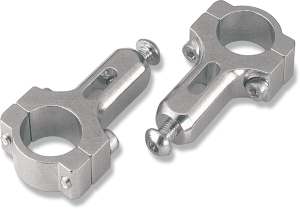 MOOSE RACING Aluminum 7-8'' Handguard Mount Clamps Silver 