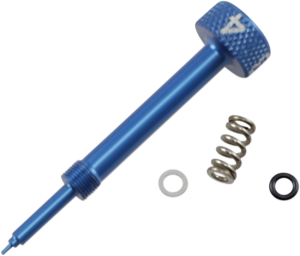 MOOSE RACING Fuel Mixture Screw By Zip-ty Blue 