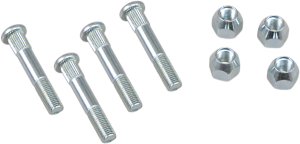 MOOSE RACING Wheel Stud-nut Kit Silver 