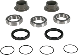 Watertight Wheel Collar And Bearing Kits Black, Silver