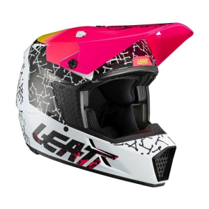 Casca Leatt 3.5 V21.2 Skull Black/Pink/White