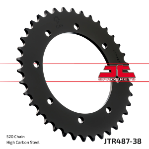 JT SPROCKETS Rear Sprocket Black 