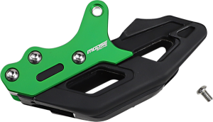 MOOSE RACING Mr-1 Colored Al Chain Guide Black, Green, Anodized 