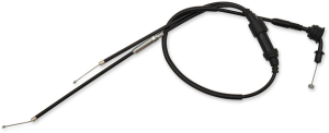 MOOSE RACING Black Vinyl Throttle Cable Black 