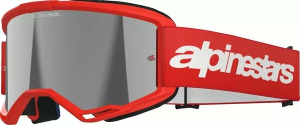 Alpinestars Vision 3 Wordmark Goggle Red 