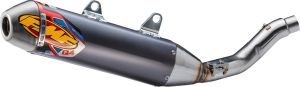 Q4 Hex Slip-on Muffler Anodized, Grey 