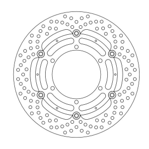 Halo Series Floating Rotor Black, Stainless Steel