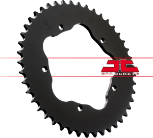 JT SPROCKETS Steel Rear Sprocket Black 