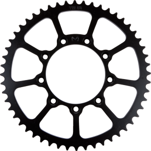 MOOSE RACING Steel Rear Sprocket Black, Zinc Plated 