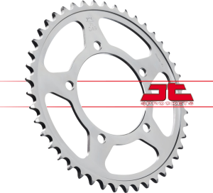 JT SPROCKETS Steel Rear Sprocket Natural 