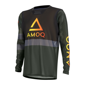 AMOQ Airline Mesh Jersey Military Green-Black XS