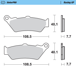 Racing Gp Sinderpro Offroad Brake Pads