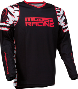 Tricou Moose Racing Qualifier Black/Red