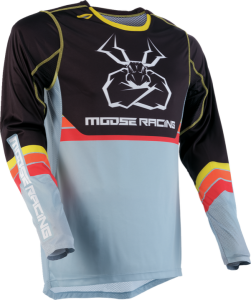 MOOSE RACING Agroid Jersey Black, Gray 