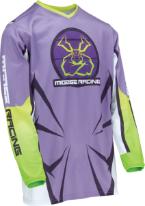 MOOSE RACING Youth Agroid Mesh Jersey Purple 