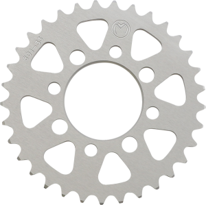 MOOSE RACING Aluminum Rear Sprocket Atv Silver 