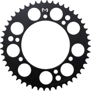 MOOSE RACING Steel Rear Sprocket Black, Zinc Plated 