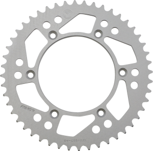 MOOSE RACING Rear Aluminum Sprocket Silver 