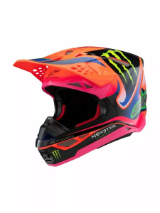 Casca Alpinestars S-M10 Deegan Orange/Pink/Purple