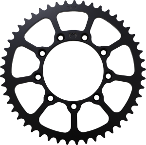 MOOSE RACING Steel Rear Sprocket Black, Zinc Plated 