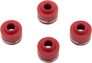 MOOSE RACING Valve Stem Seals Red 