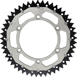 MOOSE RACING Dual Sprocket Silver 