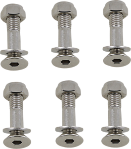 MOOSE RACING Sprocket Lock Bolt Kit Silver 