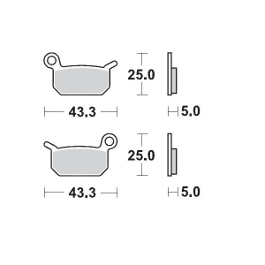 Racing Brake Pads Offroad