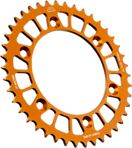 JT SPROCKETS Racelite Aluminum Rear Sprocket Orange 