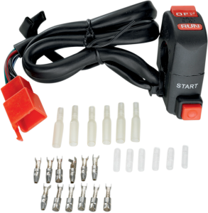 MOOSE RACING Start-stop Switch Black, Red 