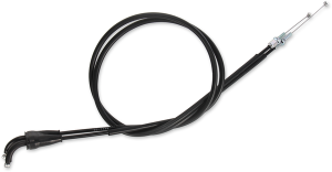 MOOSE RACING Black Vinyl Throttle Cable Black 