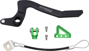 MOOSE RACING Brake Pedal Black, Green 