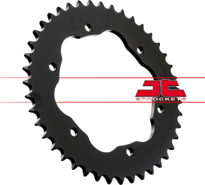 JT SPROCKETS Steel Rear Sprocket Black 