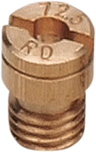 A-bax Precision Keihin-style Slot Head (kj Prefix) Main Jet Brass