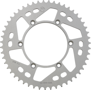 MOOSE RACING Rear Aluminum Sprocket Silver 