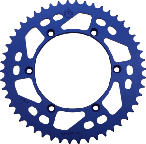 MOOSE RACING Rear Aluminum Sprocket Blue 