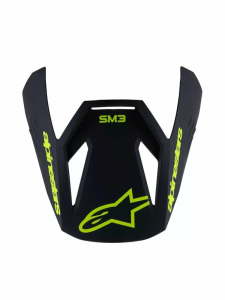 Alpinestars Youth Sm3 Radium Visor Black, Yellow 